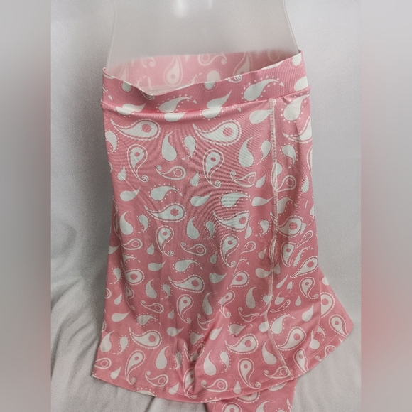 NWT SNOGA Pink Paisley Print Skirt (#1,342) - Picture 6 of 8